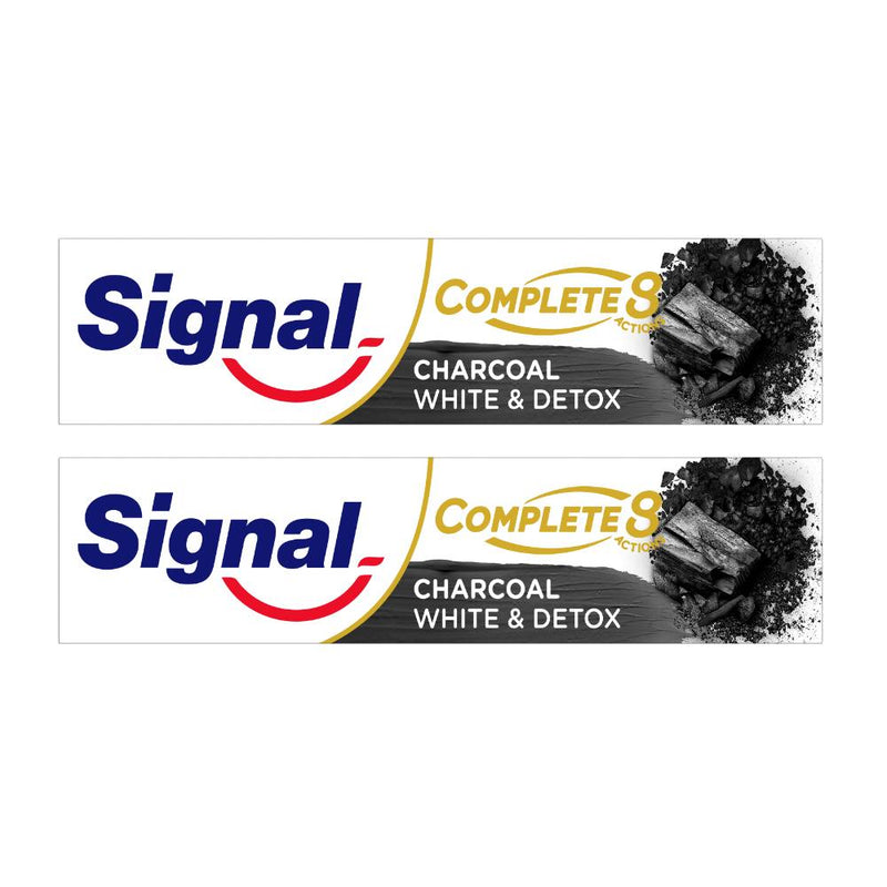 Signal Toothpaste, Charcoal, 100ml (Pack of 2)