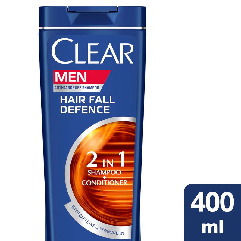 Clear Men Anti-Dandruff 2-in-1 Shampoo Hair Fall Defense 400ml