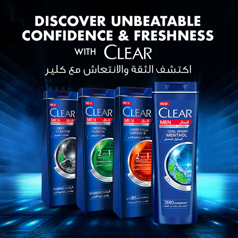 Clear Men Anti-Dandruff 2-in-1 Shampoo Hair Fall Defense 400ml