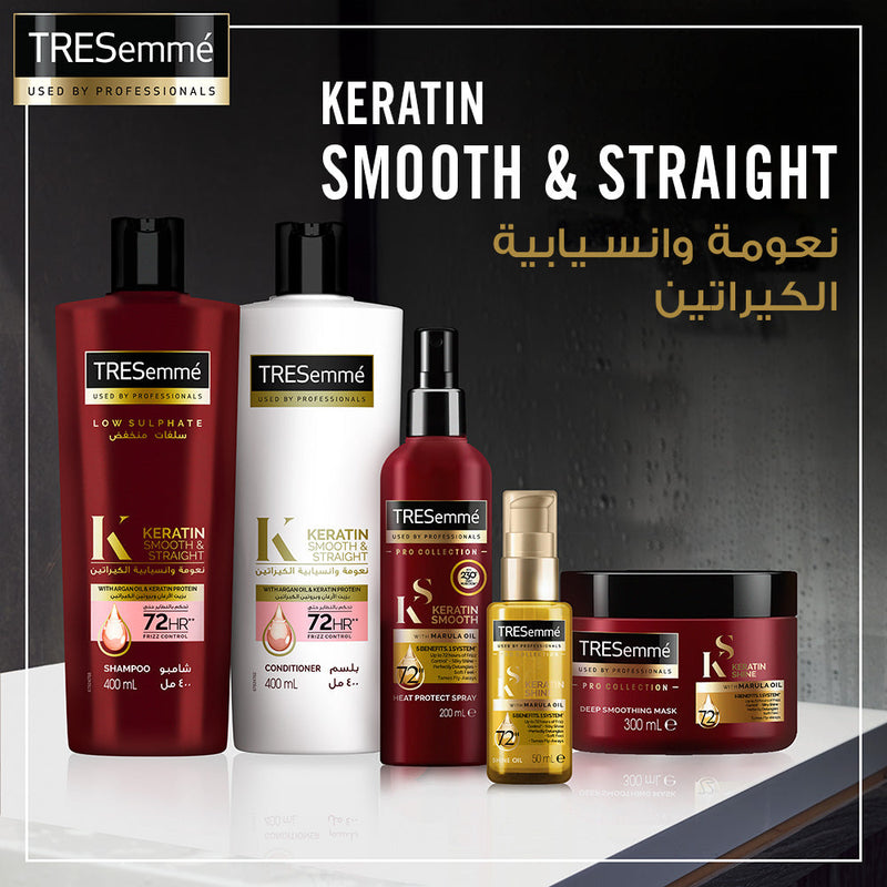 TRESemmé Keratin Shampoo Smooth & Straight 400ml