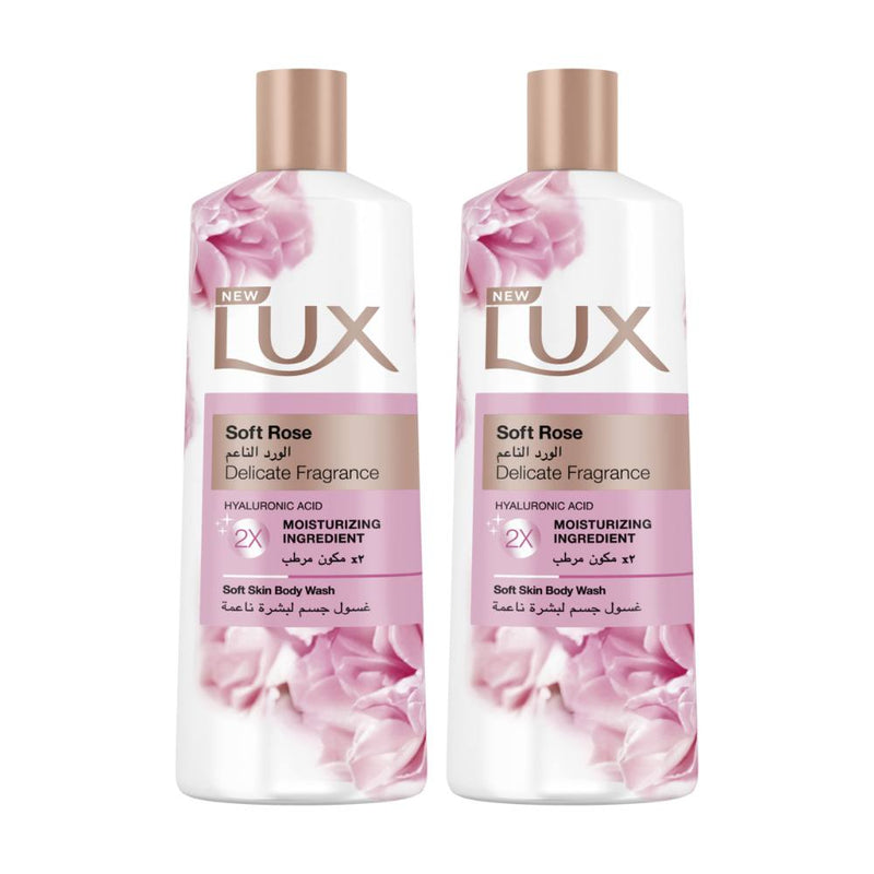 Lux Bodywash, Soft Rose, 500ml (Pack of 2)