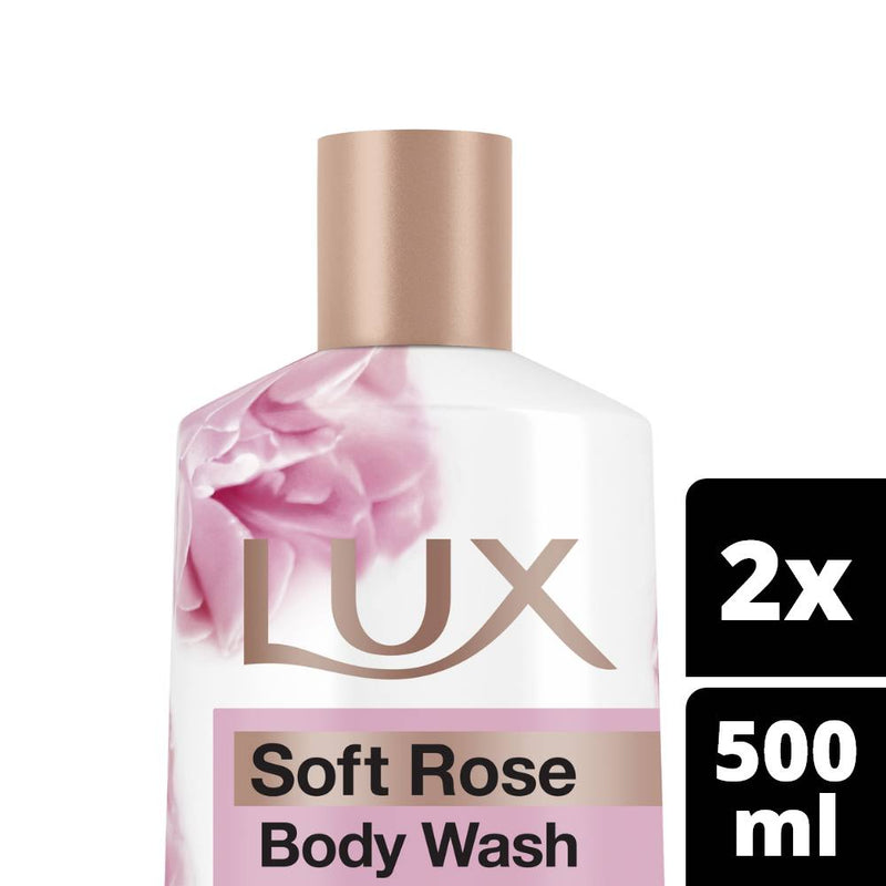 Lux Bodywash, Soft Rose, 500ml (Pack of 2)