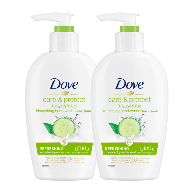Dove Hand Wash, Cucumber & Green Tea, 250ml (Pack of 2)