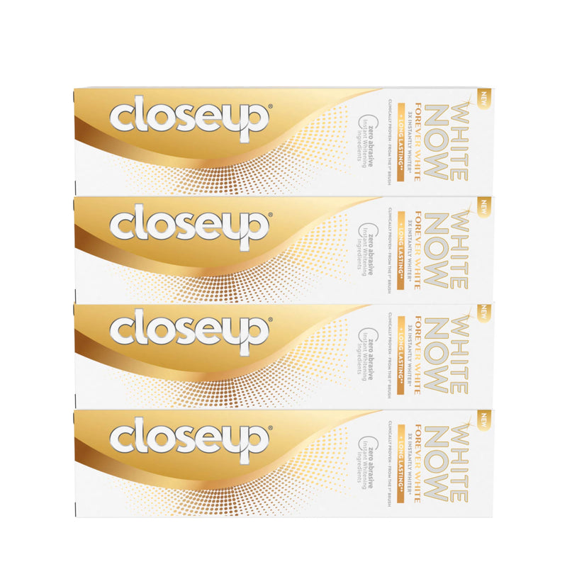 Close Up Toothpaste, Forever White 75ml (Pack of 4)